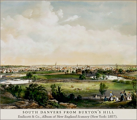 South Danvers from Buxton's Hill.
