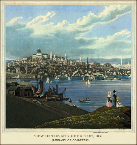 View of Boston, 1841