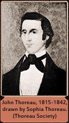 John Thoreau, 1815-1842, drawn by Sophia Thoreau