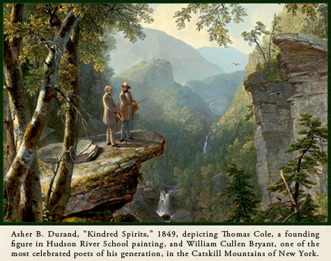 Asher B. Durand, Kindred Spirits, painter and poet