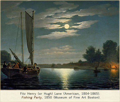 Fitz Henry Lane, Fishing Party, 1850