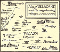 Map of Selborne, Gilbert Whilte